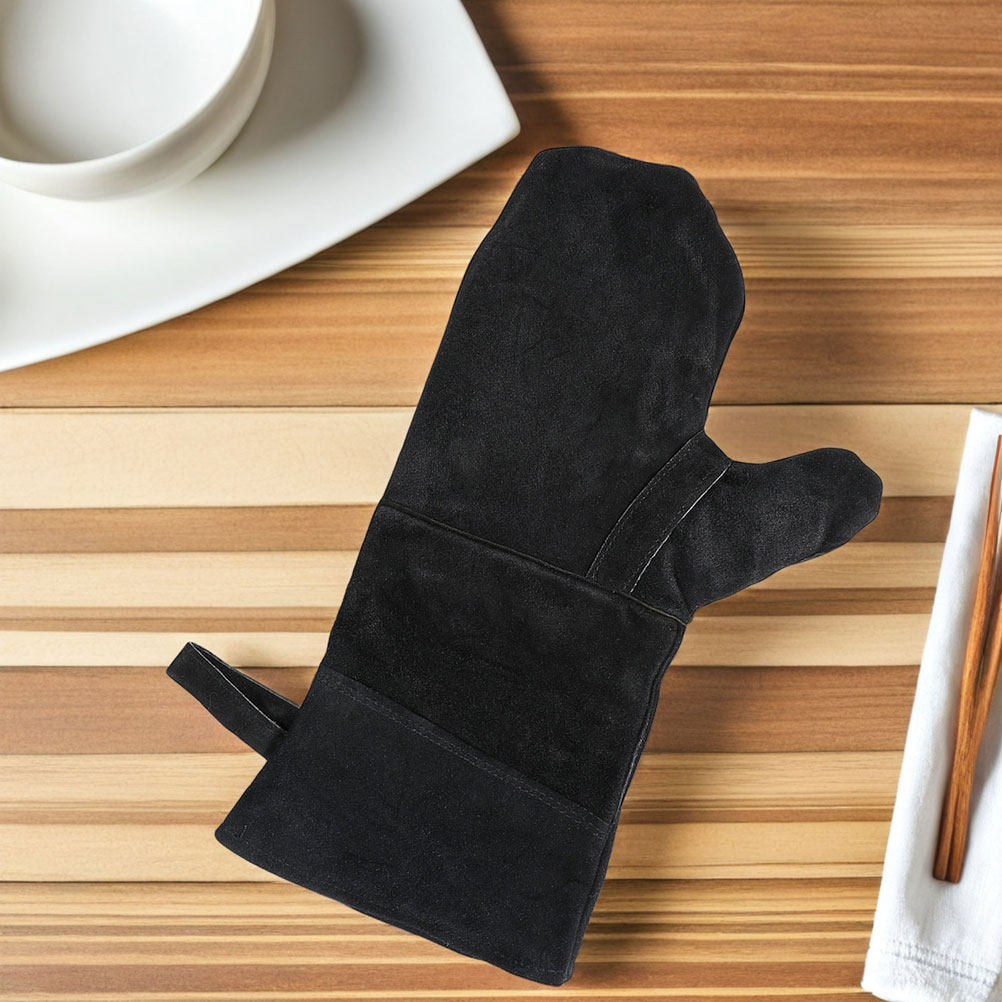 3Pcs Black Heat Resistant Oven - Heat Resistant Glove 评论和价格