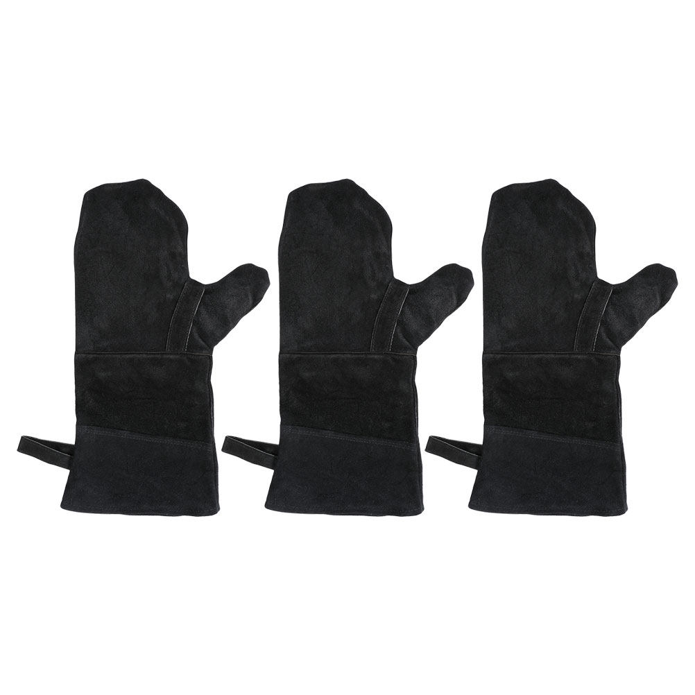 3Pcs Black Heat Resistant Oven - Heat Resistant Glove 评论和价格