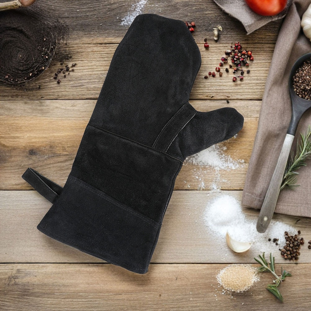 3Pcs Black Heat Resistant Oven - Heat Resistant Glove 评论和价格