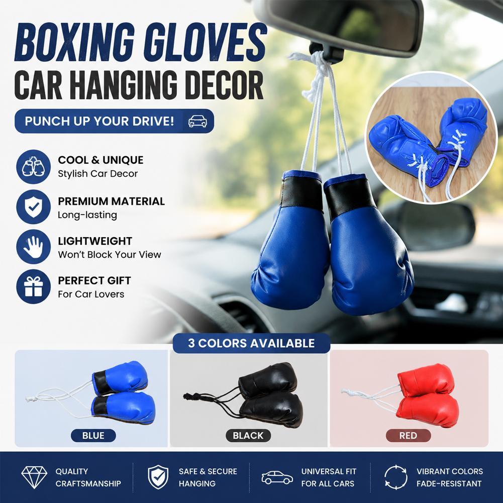 Mini Boxing Gloves Car Rearvie - Leather Driving Glove 评论和价格