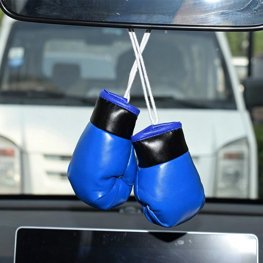 Mini Boxing Gloves Car Rearvie - Leather Driving Glove 评论和价格