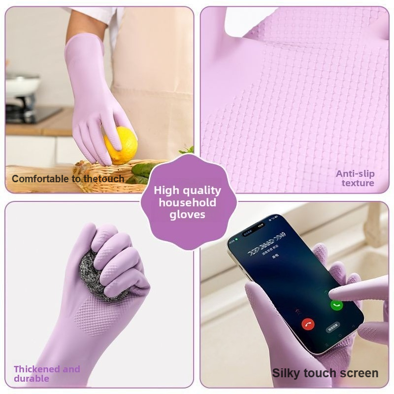 Latex Dish Washing Gloves,with - Dish Glove Rubber 评论和价格
