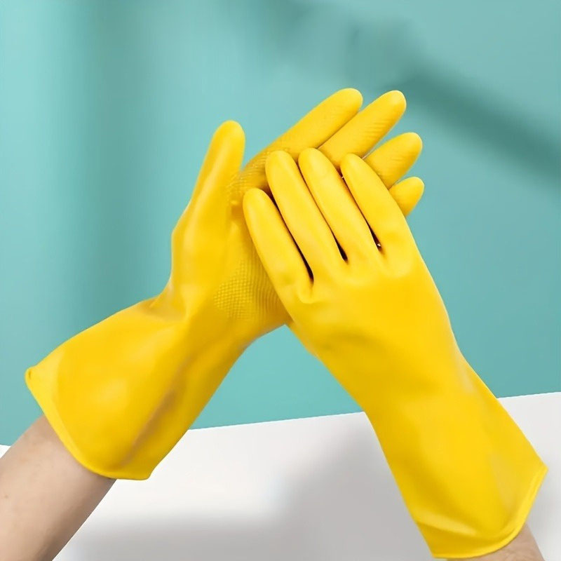 1Pairs(2pcs) Rubber Gloves Was - Dish Glove Rubber 评论和价格