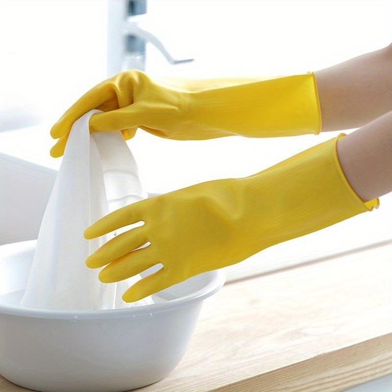 1Pairs(2pcs) Rubber Gloves Was - Dish Glove Rubber 评论和价格
