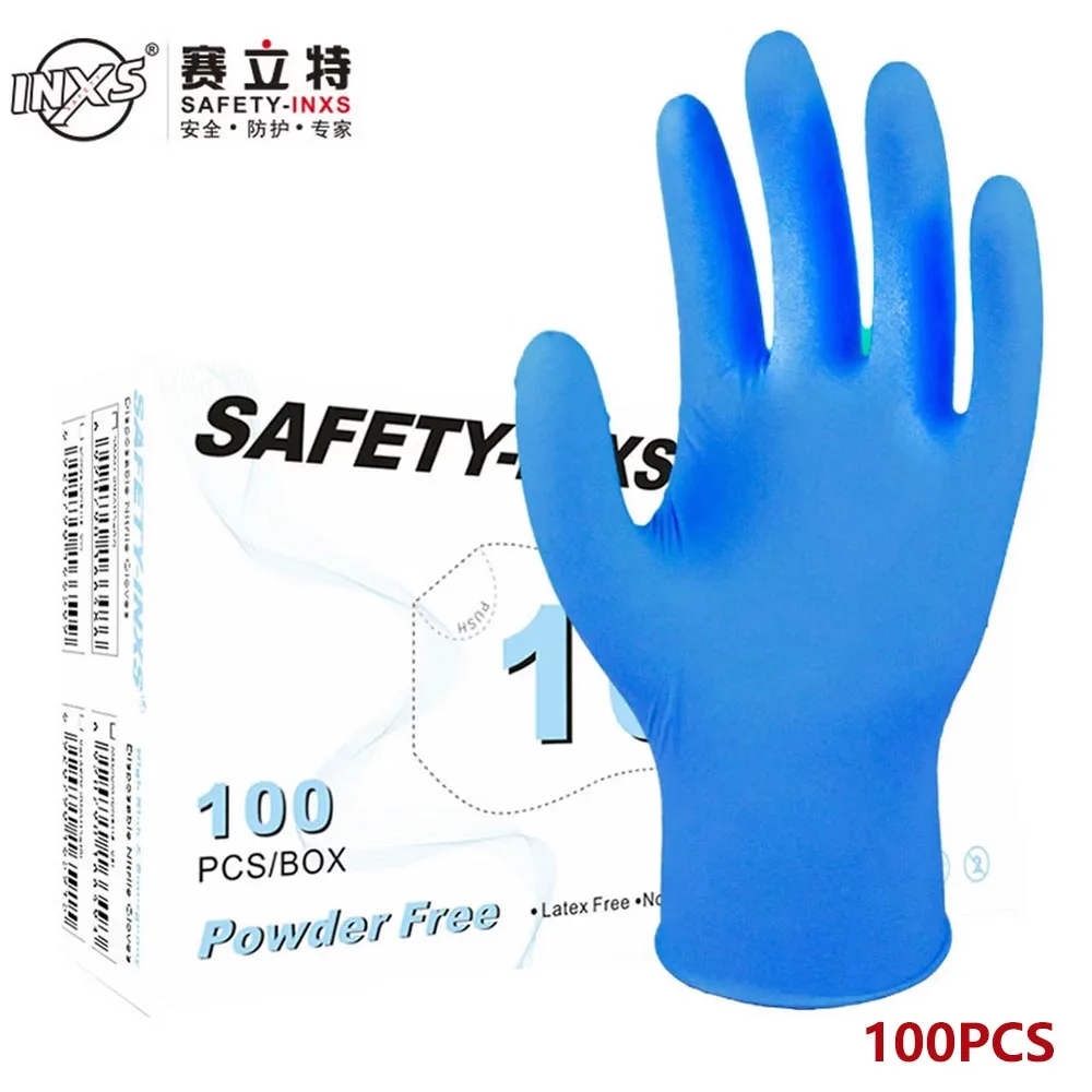 100 PCS Blue Nitrile Exam Glov - Exam Glove Nitrile 评论和价格