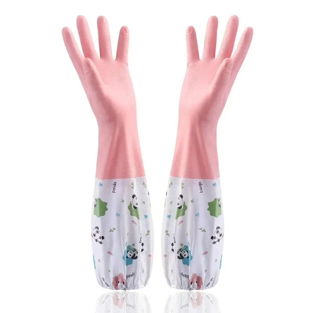 Women's Waterproof Rubber Kitc - Dish Glove Rubber 评论和价格