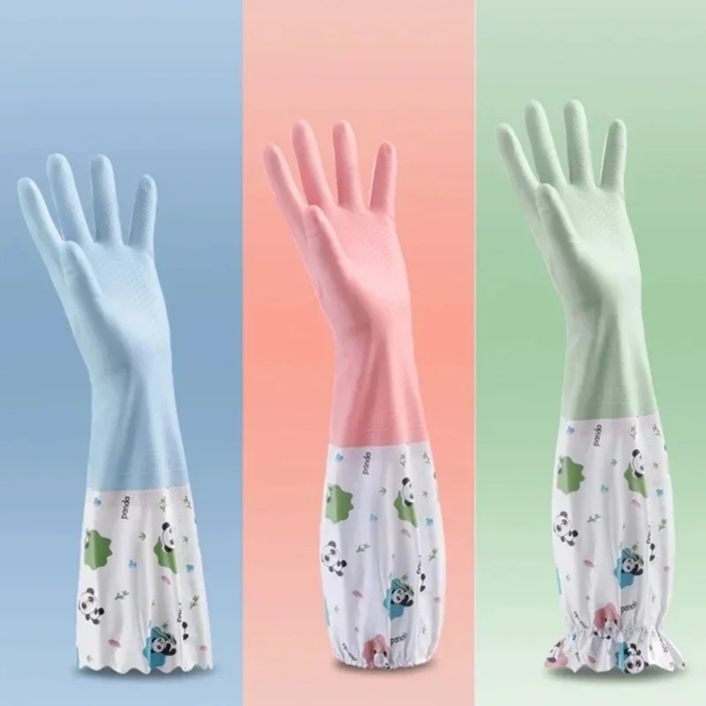 Women's Waterproof Rubber Kitc - Dish Glove Rubber 评论和价格