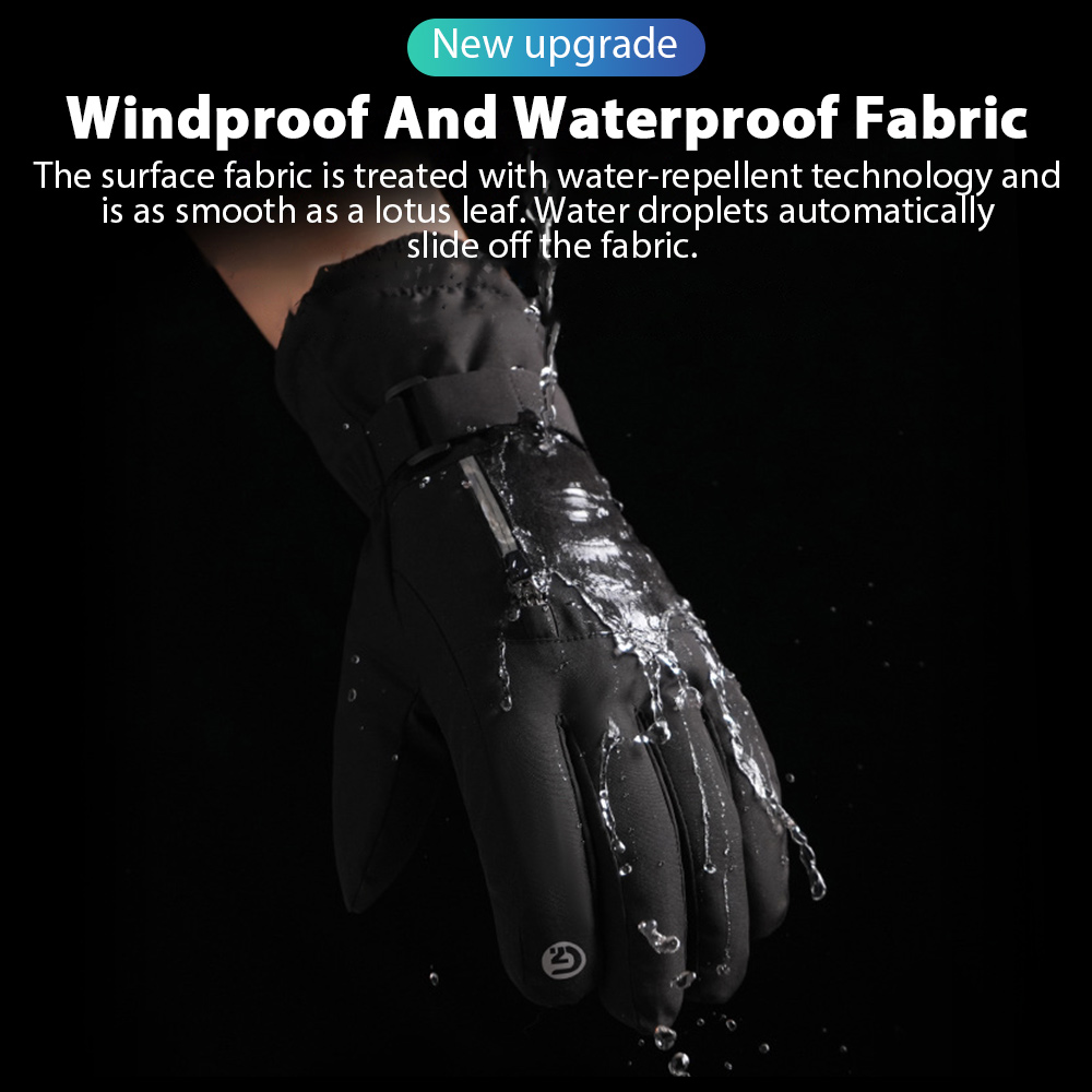 Men Winter Waterproof Cycling  - Ski Glove Waterproof 评论和价格