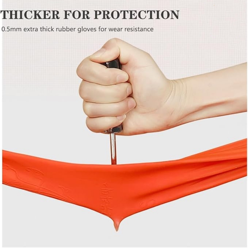 45CM Extra-Long Rubber Cleanin - Dish Glove Rubber 评论和价格