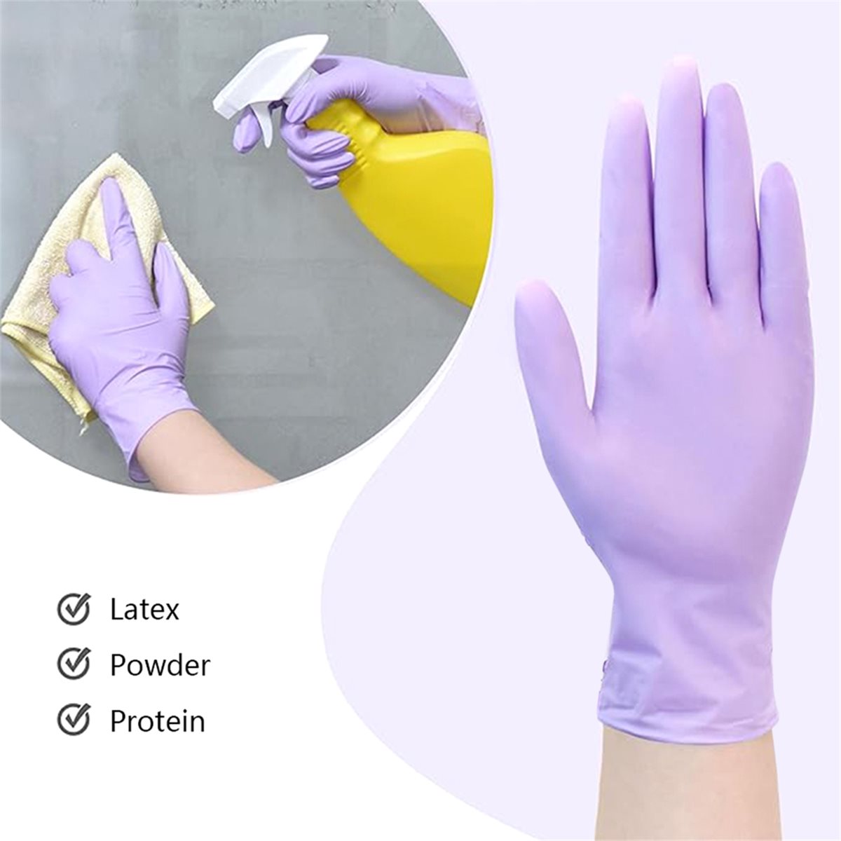 2026 New Tool 100pcs Nitrile E - Exam Glove Nitrile 评论和价格