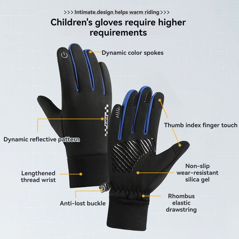 GTUBIKE Children's Gloves Touc - Ski Glove Waterproof 评论和价格